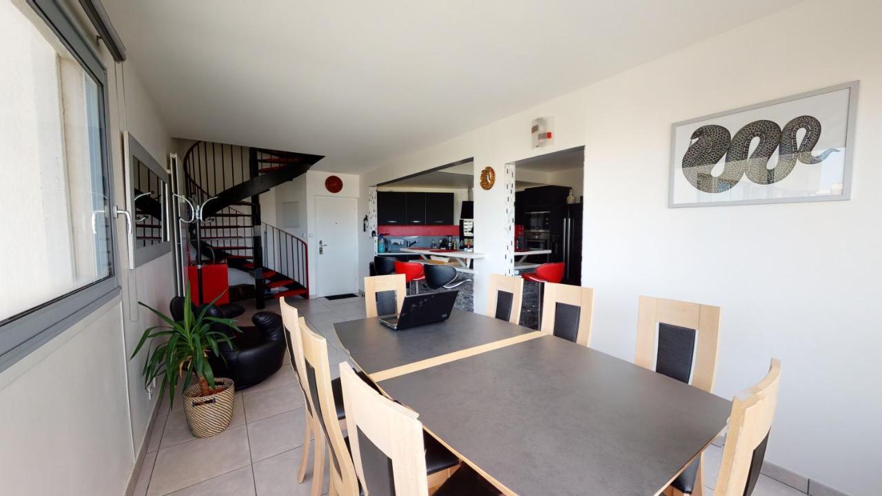Duplex Grand Standing Vue Mer Et Port Mauguio Esterno foto